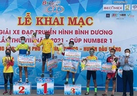 Sài Gòn Velo “càn quét” giải thưởng chặng 2 Giải xe đạp truyền hình Bình Dương 2021