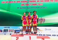 Cua-rơ nữ Đồng Tháp áp đảo ngày đầu Giải vô địch xe đạp đường trường trẻ toàn quốc 2022
