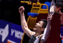 Chou Tien Chen tỏa sáng tại giải cầu lông Indonesia Open 2025
