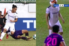 Cấm thi đấu 2 trận với hành vi bạo lực, ném bóng vào mặt đối phương của cầu thủ Sài Gòn FC