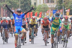 “Vua nước rút” Nguyễn Tấn Hoài xuất sắc thắng chặng 9 giải xe đạp Cúp truyền hình HTV 2021