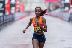 Brigid Kosgei lại vô địch London Marathon, kịch tính cuộc đua Á quân