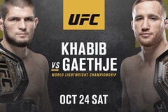Lịch thi đấu UFC 254: Khabib Nurmagomedov vs Justin Gaethje