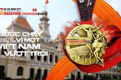 Techcombank Ho Chi Minh City International Marathon 2020 gây sốt với mẫu huy chương đẹp lạ