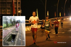 Marathoner Đoàn Ngọc Hải cảnh báo tai nạn chết người khi chạy bộ lúc trời tối, vỉa hè mất nắp cống