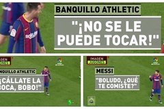 Messi đáp trả khi bị đối thủ mắng câm miệng ngay trên sân