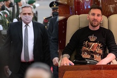 Messi cho Tổng thống Argentina thuê máy bay riêng