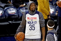 Bất chấp chấn thương, Kevin Durant vẫn giữ suất đội trưởng NBA All-Star