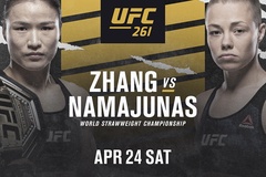 Weili Zhang chạm trán "Thug" Rose dẫn đầu UFC 261
