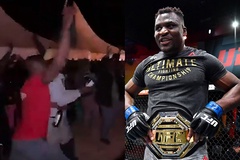 VIDEO Người dân quê nhà Francis Ngannou bùng nổ trước cú knockout tại UFC 260