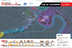 Những tuyến đường bị cấm để phục vụ Giải Marathon Quốc tế TPHCM Techcombank