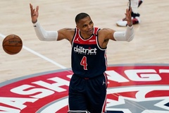 Russell Westbrook thiết lập kỷ lục kinh ngạc, Washington Wizards lại bay cao