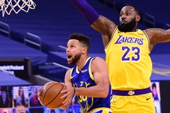 Hé lộ thống kê ném 3 đáng lo ngại của Stephen Curry trước Los Angeles Lakers