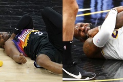 Lakers vs Suns: LeBron và Chris Paul thay nhau đau vai, một cầu thủ bị đuổi, Booker rực sáng