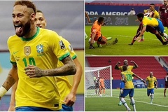 Neymar áp sát kỷ lục ghi bàn của Pele khi Brazil thắng đậm khai mạc Copa America