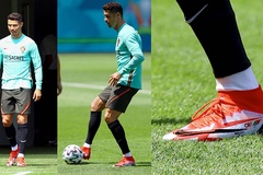 Cristiano Ronaldo diện giày thửa mới toanh trước ngày ra quân EURO 2021