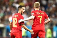 De Bruyne và Hazard vắng mặt trong buổi tập mới nhất của ĐT Bỉ