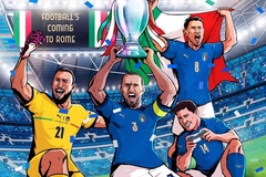 Ảnh chế EURO 2021: Chức vô địch trở về… Rome