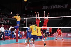 Biến Brazil thành cựu vương, ROC thẳng tiến vào chung kết bóng chuyền nam Olympic