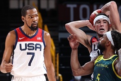 Tuyển Mỹ bùng nổ hiệp 3, đánh bại tuyển Úc để vào chung kết bóng rổ Olympic 2021