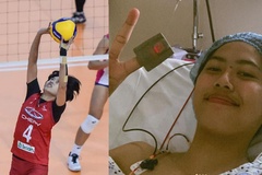 Nữ VĐV bóng chuyền Philippines 5 năm liền thi đấu cùng khối u đầu gối