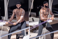 LeBron James nghỉ mát tại Ý: Đi du thuyền vẫn tập luyện cực nhiệt