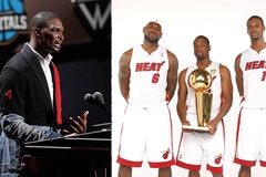 Chris Bosh cùng dàn hảo thủ Miami Heat tái ngộ ở lễ vinh danh Hall of Fame