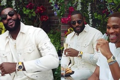 Sao bóng rổ Russell Westbrook cùng LeBron James đi đóng MV cho rapper Nas