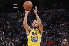 Stephen Curry cùng Warriors tái hiện thành tích từ mùa giải kỷ lục 73-9