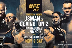 Xem trực tiếp UFC 268: Kamaru Usman vs Colby Covington 2 ở đâu, kênh nào?
