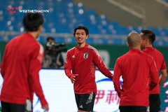 Minamino hào hứng ở buổi tập duy nhất trước trận gặp Việt Nam