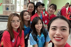 Hot-girl Ánh Nguyệt rạng rỡ trước giờ “săn” huy chương giải bắn cung châu Á 2021