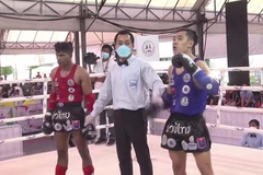Nguyễn Doãn Long hủy diệt võ sĩ Đức, có cú knockout đầu tiên ở giải VĐ Muay Thế giới 2021