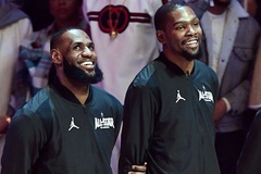 Công bố 10 cầu thủ xuất phát NBA All-Star 2022: Chào đội trưởng Durant và LeBron