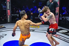 Ra đòn đấm xoay đẹp mắt, võ sĩ gốc Việt An Hồ đại thắng knockout ngày ra mắt giải MMA LFA