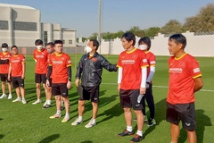 HLV Gong Oh Kyun ra mắt U23 Việt Nam buổi tập đầu tiên cho U23 Dubai Cup