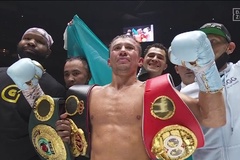 Gennady Golovkin knockout Ryota Murata sau màn "đọ súng", thâu tóm 3 đai vô địch hạng trung