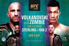 Kết quả UFC 273: Volkanovski "thảm sát" Chan Sung Jung, Aljamain Sterling bảo vệ đai trong tranh cãi