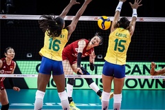 Trực tiếp bóng chuyền hôm nay 28/6: Nữ Trung Quốc vs Nữ Brazil 