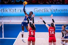 Siêu sao Paola Egonu hủy diệt Thổ Nhĩ Kỳ, bóng chuyền nữ Ý chạm trán Brazil tại Chung kết VNL 2022