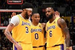 Big 3 Westbrook, LeBron, Davis của Lakers thề non hẹn biển qua... điện thoại