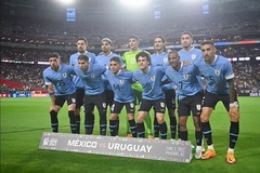 Tuyển Uruguay công bố danh sách sơ bộ 55 cầu thủ dự World Cup 2022
