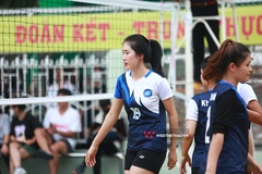 Những bóng hồng tại giải bóng chuyền sinh viên Hà Nội 2022