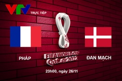 Link xem trực tiếp Pháp vs Đan Mạch, 23h bảng D World Cup 2022