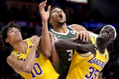 Vắng LeBron và gần nửa đội hình, Los Angeles Lakers không thể cản bước Milwaukee Bucks