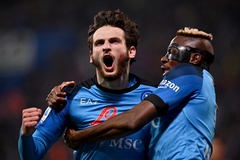 Napoli thắng 7 trận liên tiếp, phá kỷ lục ghi bàn tại Serie A