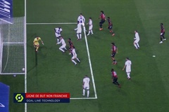 PSG được cứu bằng công nghệ goal-line với khoảng cách vài milimet