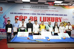 Khởi tranh Billiards carom 3 băng mở rộng Bình Thuận 2023