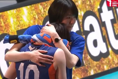 Nước mắt rơi trong trận Chung kết bóng chuyền VĐQG Nhật Bản