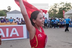 SEA Games 32: Nữ hoàng đi bộ Thanh Phúc xuất sắc giành HCV đầu tiên cho điền kinh Việt Nam